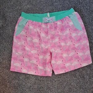 Matilda Jane Green and Pink Mesh Shorts